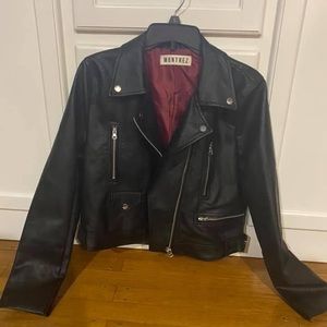 Faux leather Moto jacket